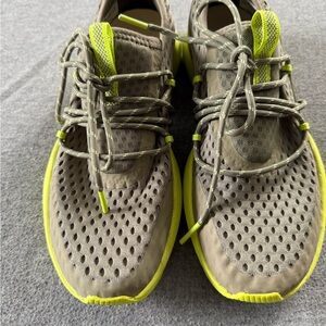 Sorel Women's Athletic Shoes in Gray and Neon Yellow